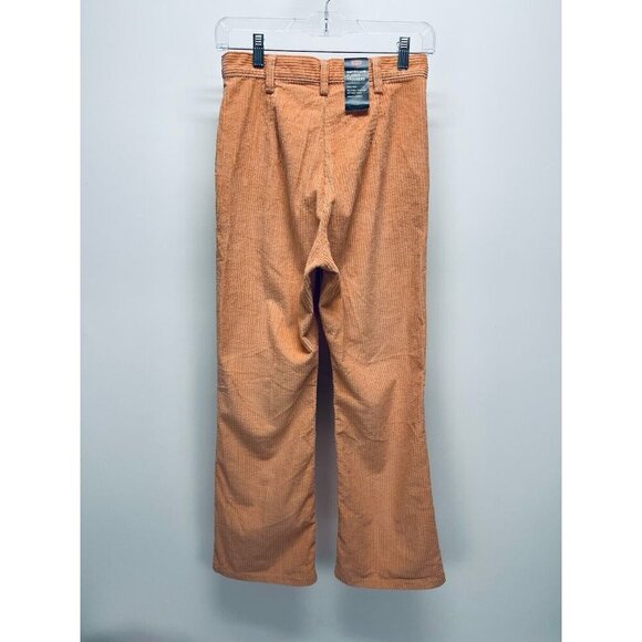 Levi's Pants Corduroy Sz 25x27 Women’s High Rise Math Club Flare Trouser Orange - Picture 5 of 10